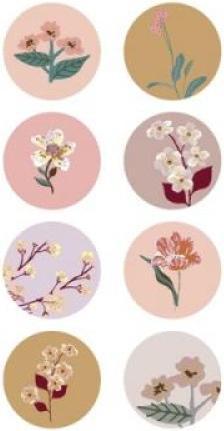 Actual product image Paper Poetry Sticker (56 Sticker)