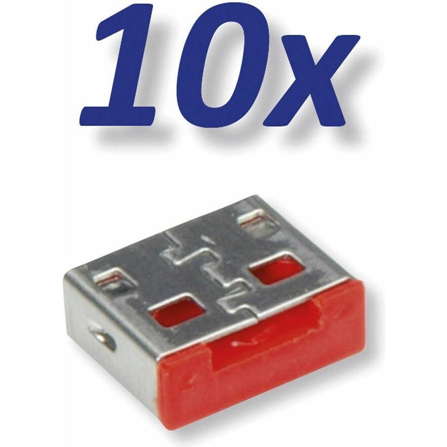 Thumbnail - Roline 10x USB Schloss für 11.02.8330, Notebook Security, Grau