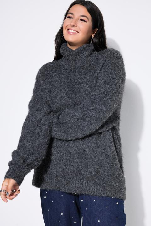 Immagine prodotto Studio Untold Maglione dolcevita dal taglio oversize in maglia pelosa (42, 44)