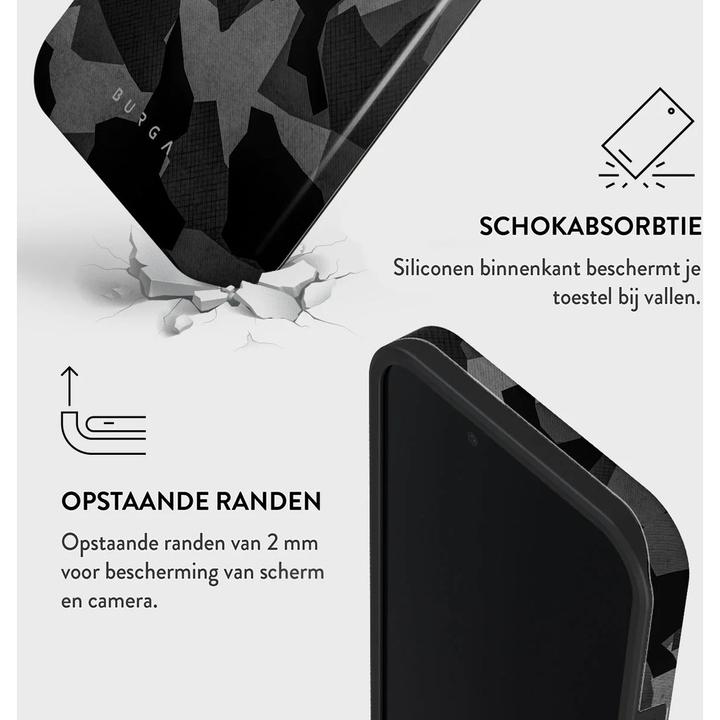 Produktbild Burga Tough Case Apple iPhone 16e - Night Black Camo (Apple iPhone 16e)