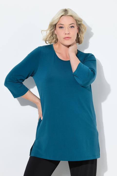 Actual product image Ulla Popken Matte Jersey Round Neck Tunic (56)