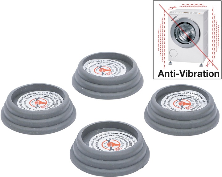 BGS Vibration Absorber Kit Ø 65 x 20 mm 4 pcs.