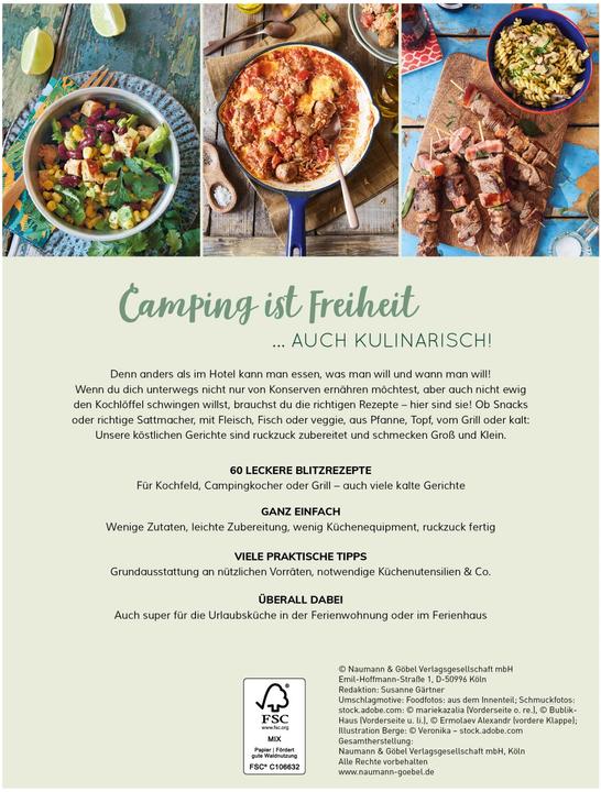 Produktbild Camping-Blitzrezepte (Deutsch, 2023)