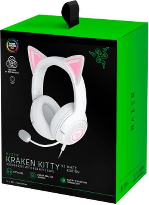Image du produit Razer Kraken Kitty V2 BT - White (Sans fil)