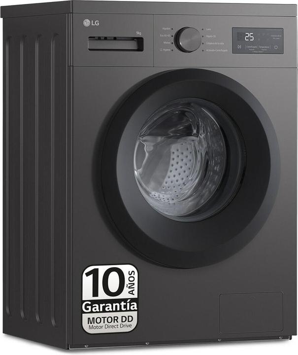 LG Washing machine F4A1009NDK 1400 rpm 9 kg Black (9 kg, Links)