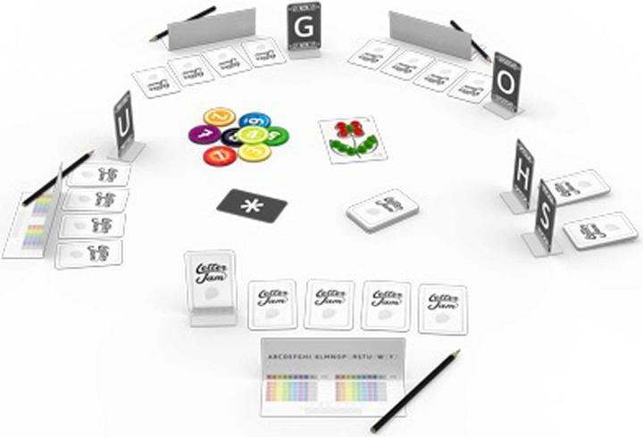 Actual product image Pegasus Letter Jam Board Game (English)