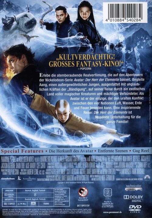 Produktbild Die Legende von Aang (DVD, 2010, Deutsch, Türkisch, Englisch)