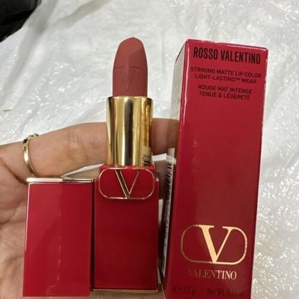 Valentino, Lippenstift + Lipgloss, Rosso Matt Nachfüllbarer Lippenstift 409A (409A)