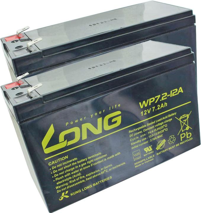 Produktbild Kung Long APC RBC17 Akku RBC2 als Nachbau Akku von AccuCell mit 12 Volt und 7,2Ah (12 V, 7.20 Ah)