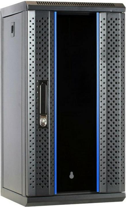 Produktbild Dsit 12 HE, 10” Serverschrank, mit Glastür (BxTxH) 312x310x618mm (12 HE, 10 Zoll Rack)