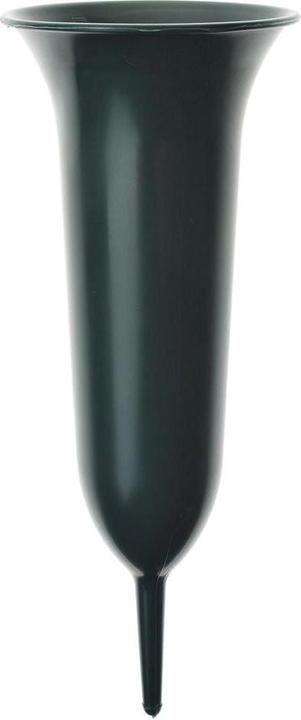Actual product image Opiflor Grave vase Trompus, 37 cm Dark green (1 x, 13.5 x 13.5 x 38 cm, 6.93 l)