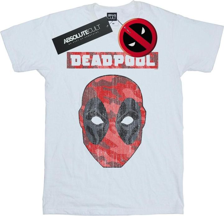 Immagine prodotto Deadpool Camo Head Maglietta Ampia Donna (4XL)