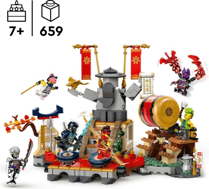 Actual product image LEGO Tournament Arena (71818, LEGO Ninjago)