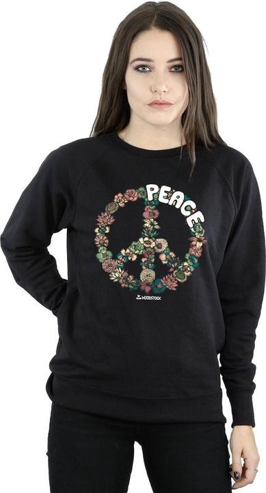 Immagine prodotto Woodstock Floral Peace Felpa Donna (M)