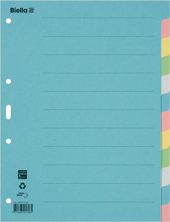 Biella Cardboard tab