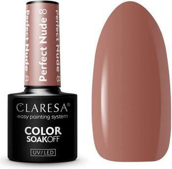 Produktbild Claresa 08 Perfect Nude UV Nagellack 5ml (Beige, UV-Gel Lack)