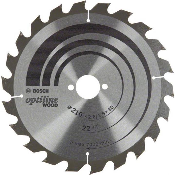 Produktbild Bosch Professional Zubehör PRO Wood Kreissägeblatt, 216 x 2,6 x 30 mm