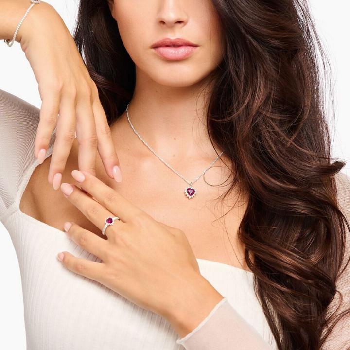 Image du produit Thomas Sabo Herz Ring Romance Silber (50, Argent 925)