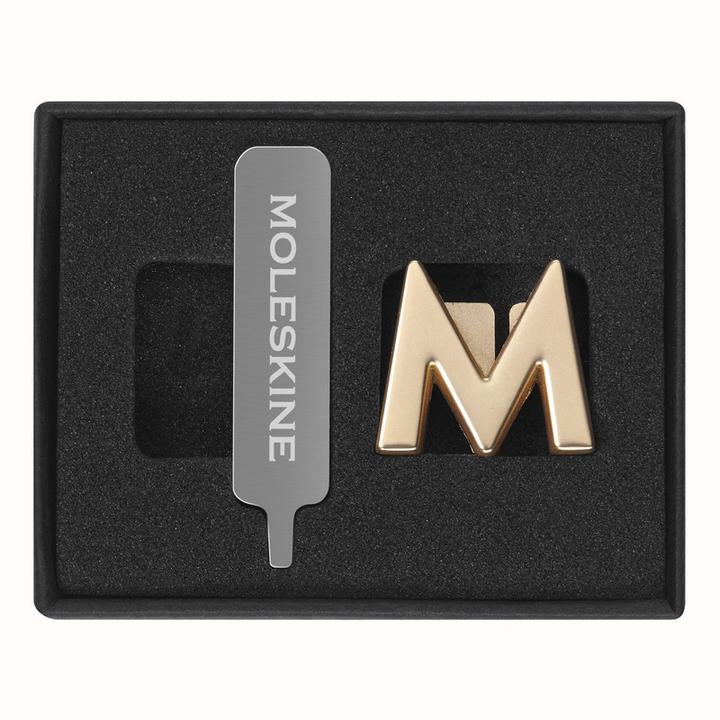 Produktbild Moleskine Pin Buchstabe M Gold (Kein Einband)