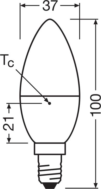 Produktbild Osram LED Classic Lamps Frosted (E14, 470 lm, 1x)