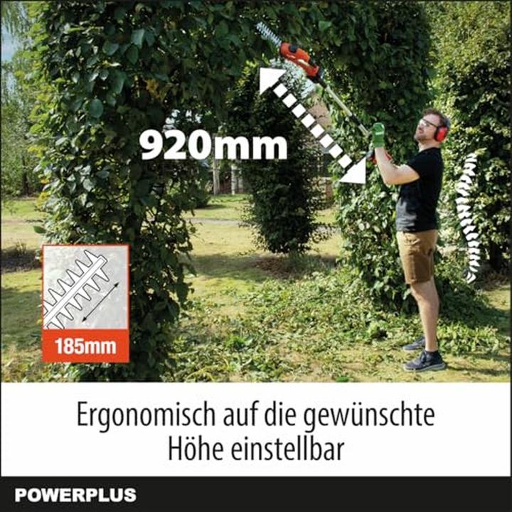 Immagine prodotto Powerplus Cesoie telescopiche a doppia potenza 20V - senza batteria e caricabatterie (Batteria ricaricabile)