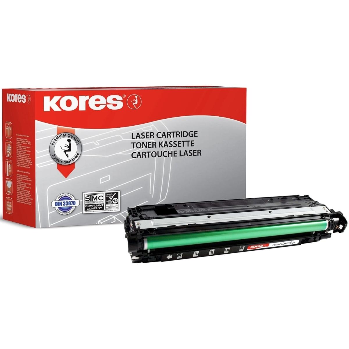 Kores, Toner, Toner G1228RBS ersetzt hp CE740A/307A, schwarz