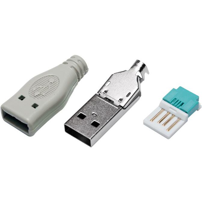LogiLink USB-Stecker Typ-A (USB 2.0), USB Kabel