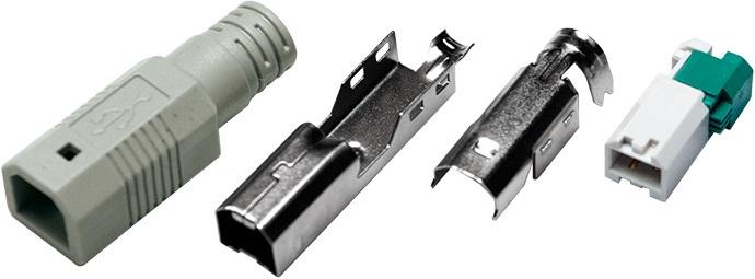 Actual product image LogiLink USB-Stecker Typ-B (USB 2.0, 3.65 cm)