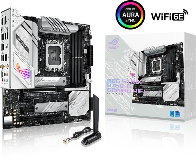 Actual product image ASUS ROG STRIX B760-G GAMING WIFI (LGA 1700, Intel B760, mATX)