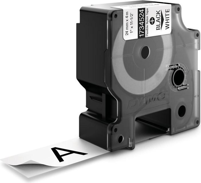 Produktbild Dymo RHINO Flexible Nylon 24 mmx5,5 (2.40 cm, Mehrfarbig, Schwarz, Weiss)