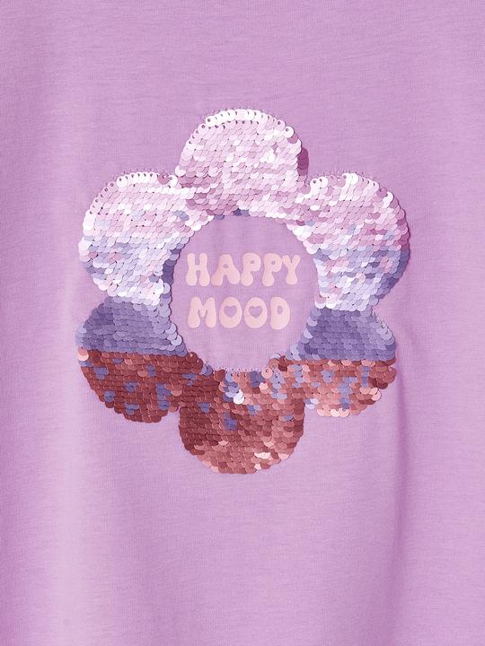 Produktbild Vertbaudet Mädchen T-Shirt mit Paillettenmotiv und Recycling-Baumwolle (86)