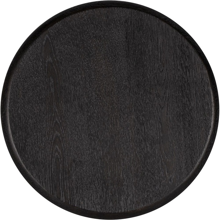 Produktbild Richmond Interiors Beistelltisch Macaron schwarz gold gebürstet 50 (50 x 55 cm)