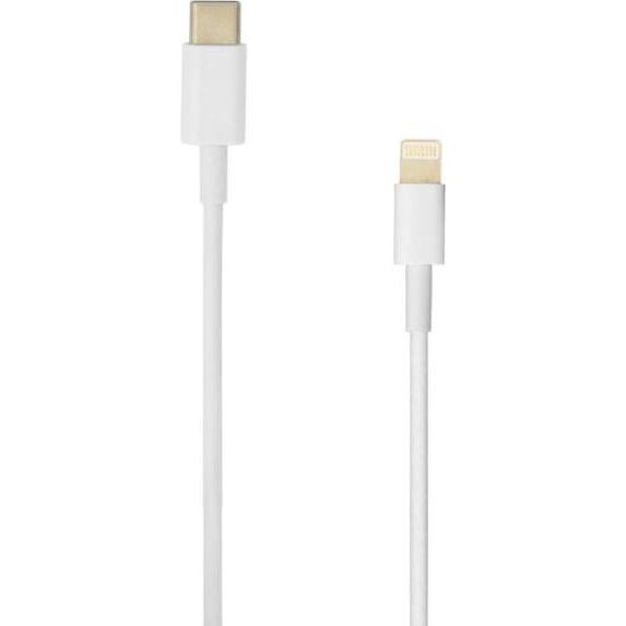 Sbox iPH./8pin M.->TYPEC M. 1M TYPEC-IPH7 white (1 m), USB Kabel