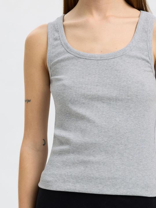 Actual product image Selected Femme Rippmuster Baumwoll Tanktop (L)