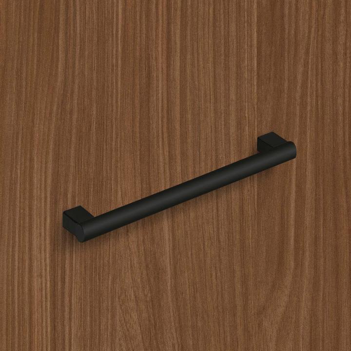 Actual product image Hettich Griff Vieste, 128mm, Schwarz matt