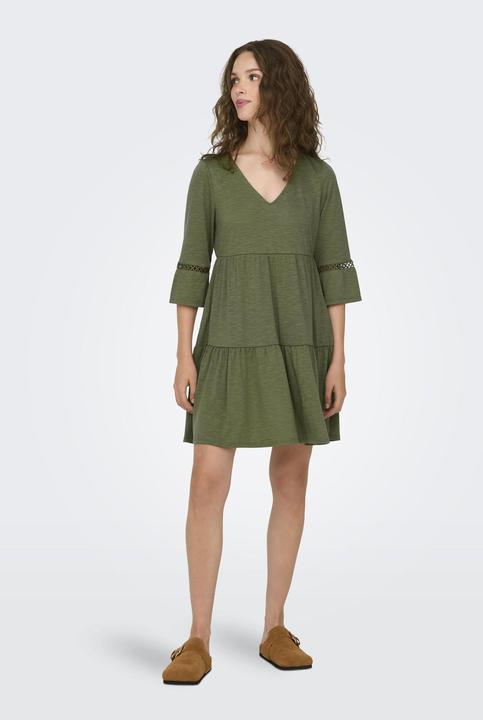 Produktbild JdY Locker geschnitten V-Ausschnitt Kurzes Kleid Kleid aus Spitze (M)