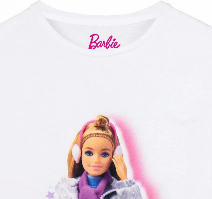 Produktbild Barbie TShirt Mädchen weihnachtliches Design (128)