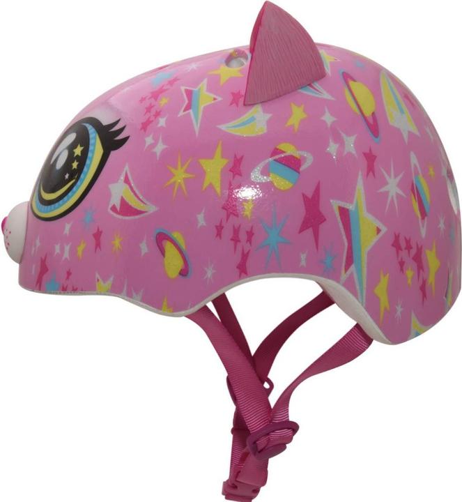 Actual product image C-Preme Junior Kids Helmet C-Remel Astro Cat Pink Roz. XS Toddler FS 3+ (48-52 cm) (new) (48 - 52 cm)