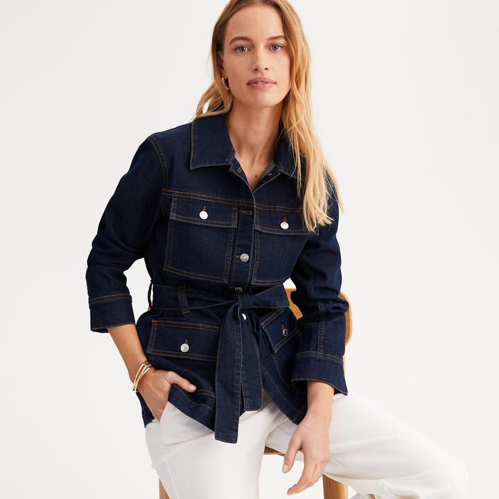 Produktbild Anne Weyburn Jeansjacke mit gerader Schnittform (38, 42)