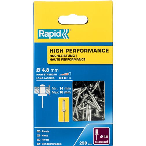 Rapid, Nieten, Universal Blindniete Ø 4,8 x 20 mm