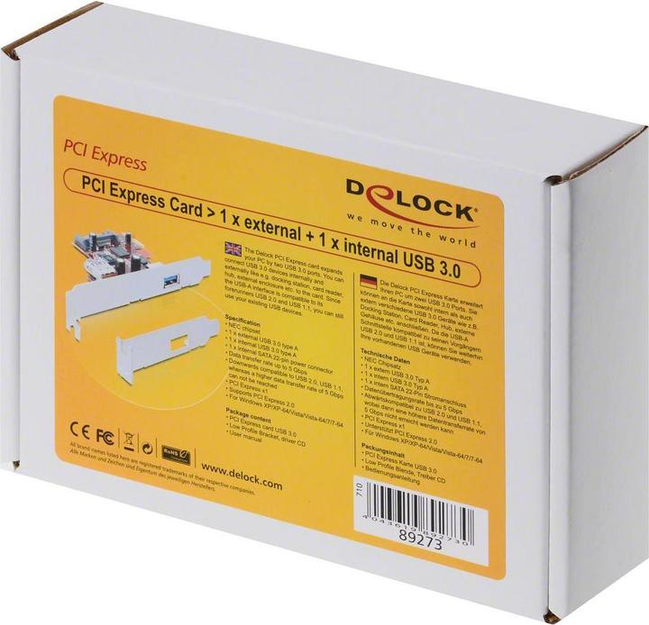 Produktbild Delock PCI Express Card