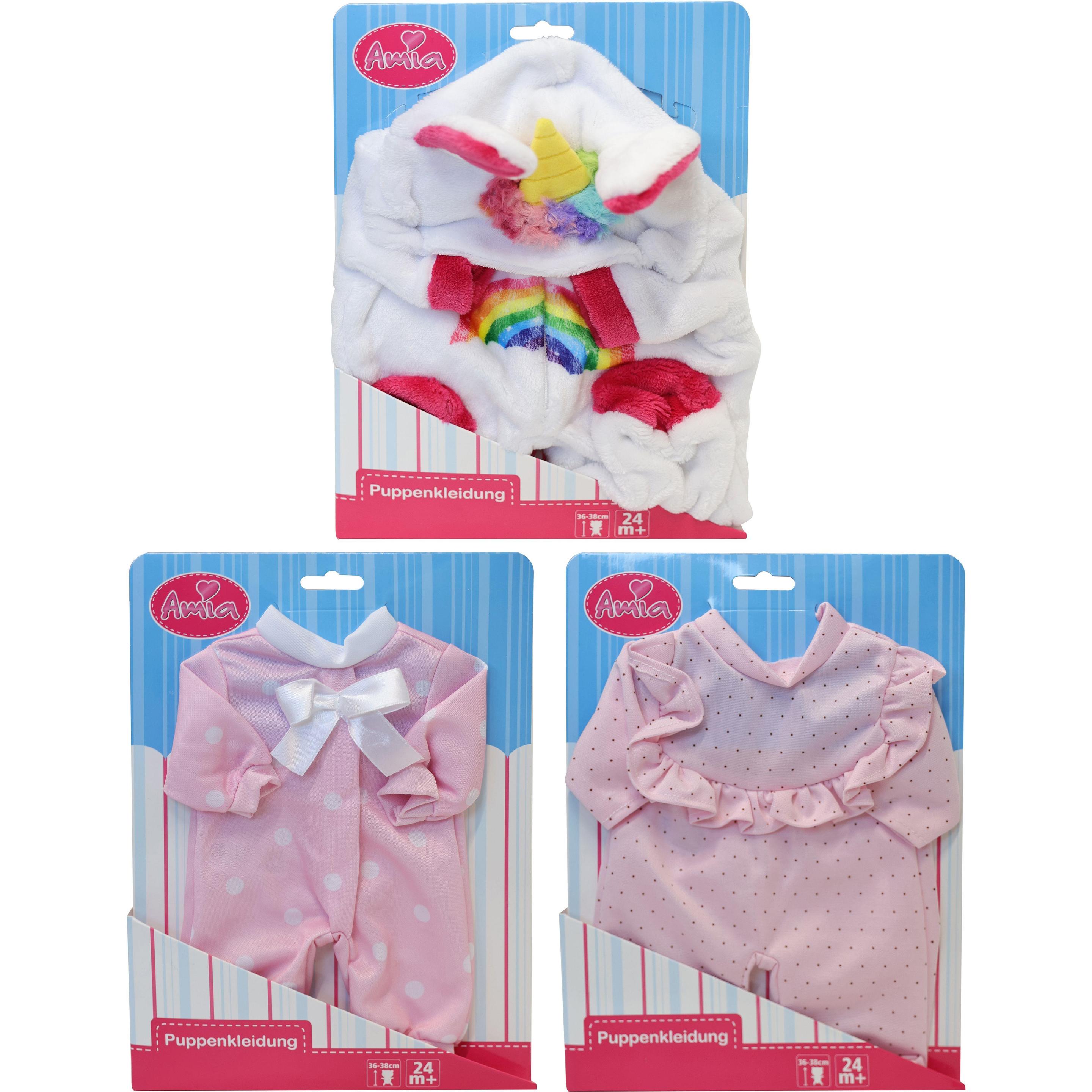 Vedes AM Puppenkleidung Gr. 36-38cm, 3-f.sort. (59008233)