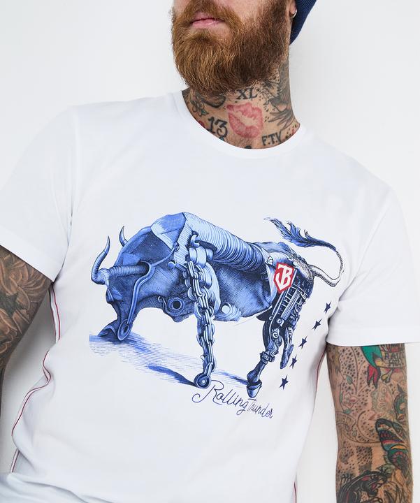 Actual product image Joe Browns Hand-Drawn Bull Graphic T-Shirt (S)