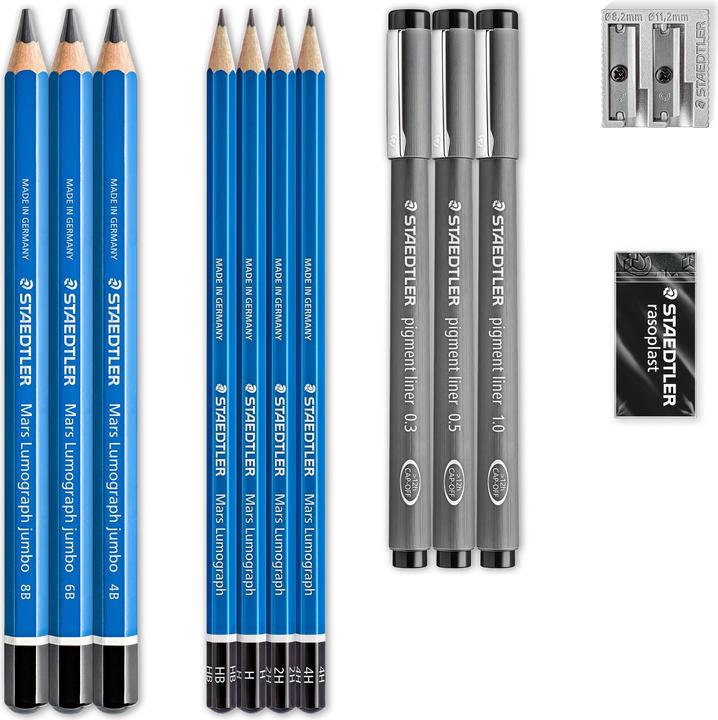 Produktbild Staedtler Gemischtes Zeichen Set (0.30 mm, M, 12x)