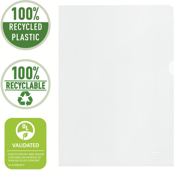 Produktbild Leitz Sichthülle 100% recycelt A4 (A4, 100x)