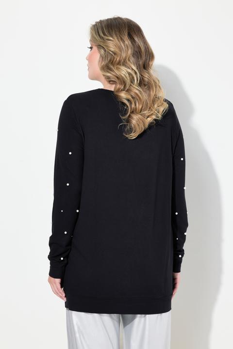 Produktbild Miamoda Sweatshirt, Zierperlen, Langarm (44)