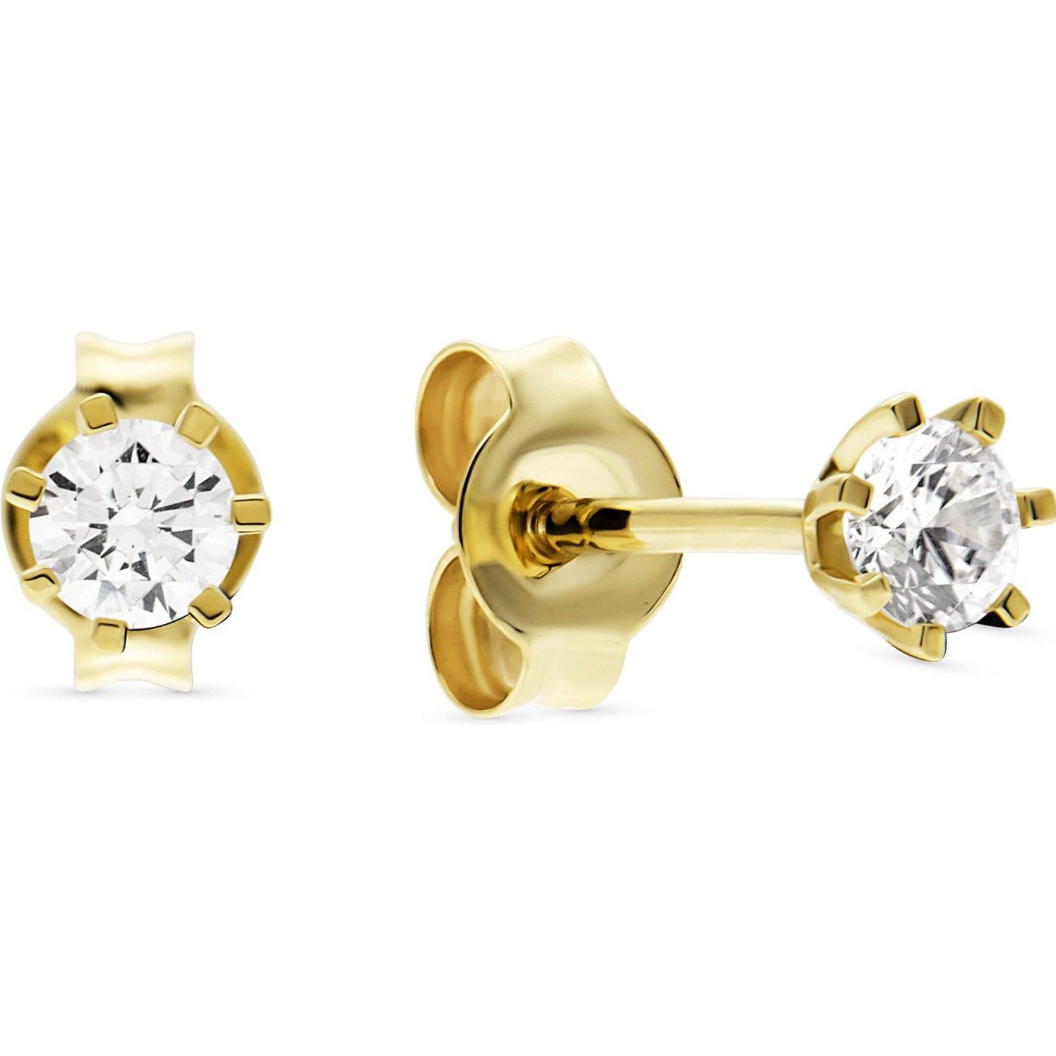 Favs, Ohrringe, Ohrstecker, (375er Gelbgold)