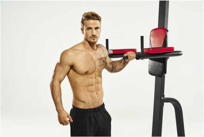 Actual product image Gorilla Sports Pull up station Dip station