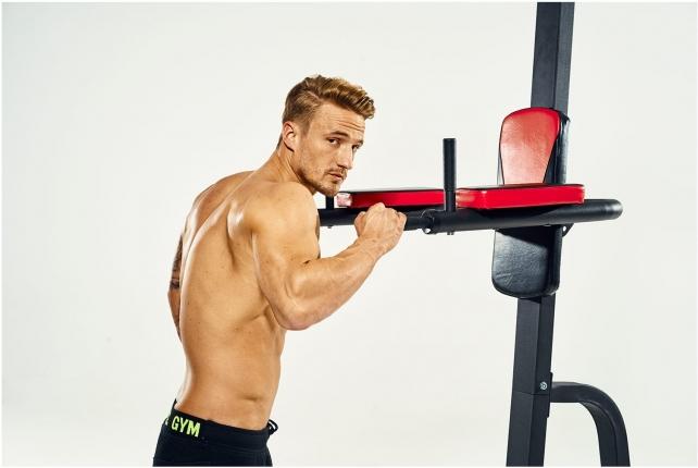 Actual product image Gorilla Sports Pull up station Dip station