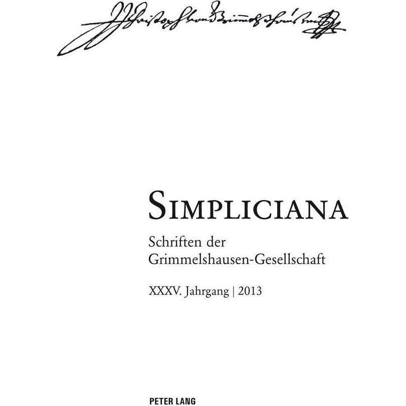 Simpliciana, Fachbücher